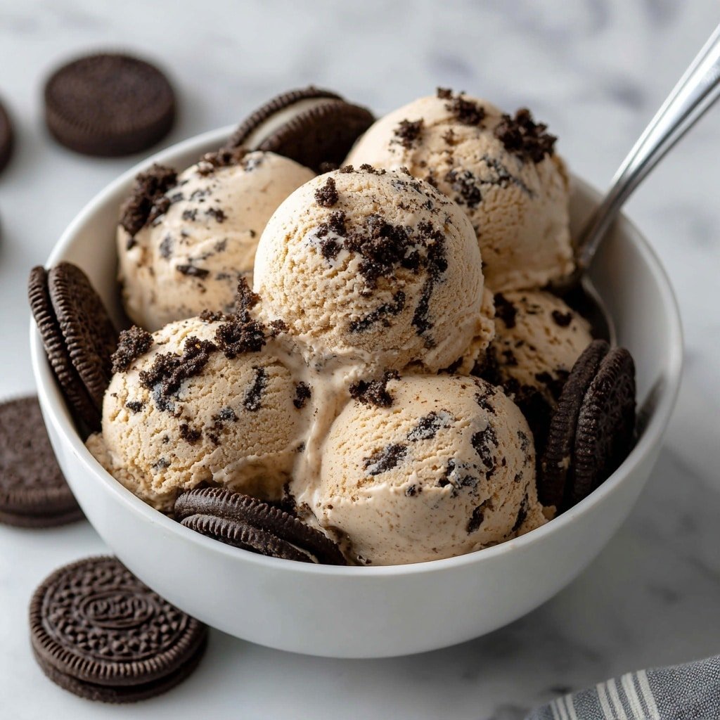 Chocolate Oreo Protein Ice Cream Recipe - Article Image 2 — Chocolate Oreo Protein Ice Cream, healthy protein ice cream, easy Oreo ice cream recipe, homemade protein dessert, no-churn chocolate ice cream