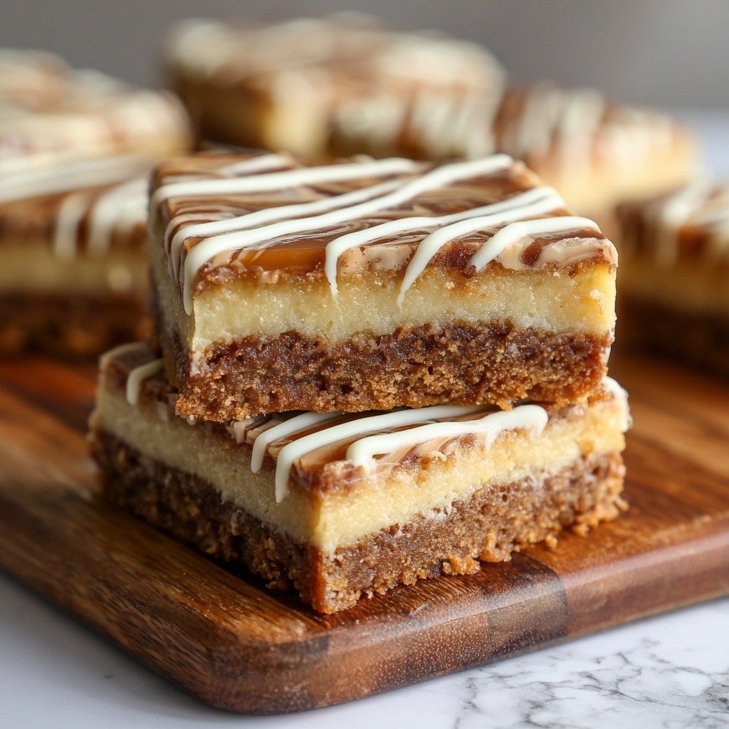 Cinnamon Roll Bliss Bars Recipe - Article Image 1 — Cinnamon Roll Bliss Bars, cinnamon roll bars, cinnamon dessert bars, quick cinnamon bar recipe, easy cinnamon roll treats