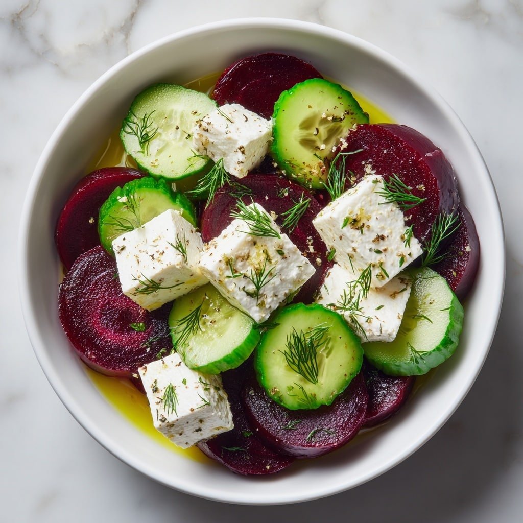 Beet Salad with Feta and Dill Recipe - Article Image 1 — Beet Salad with Feta and Dill, healthy beet salad, beginner-friendly beet salad, quick beet salad recipe, flavorful vegetable salad