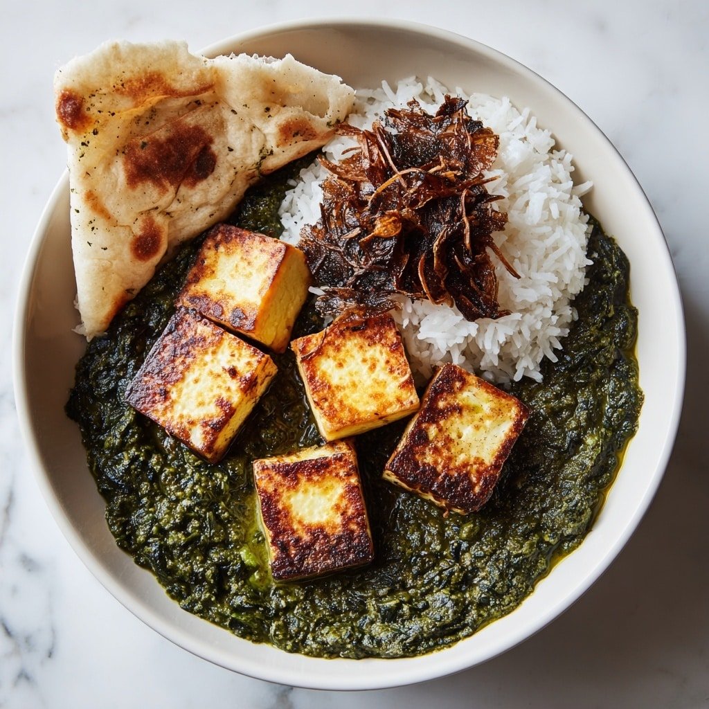 Quick Spinach Paneer Curry Recipe - Article Image 1 — Quick Spinach Paneer Curry, healthy spinach paneer dish, easy Indian curry recipe, quick vegetarian dinner, flavorful spinach curry