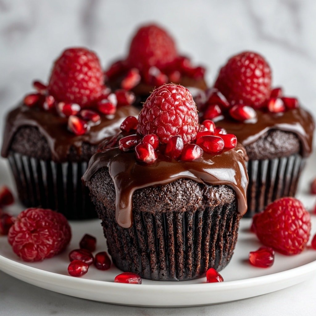 Raspberry Chocolate Lava Cupcakes Recipe - Article Image 2 — Raspberry Chocolate Lava Cupcakes, molten chocolate cupcakes with raspberry, easy raspberry lava cupcakes, decadent chocolate raspberry desserts, quick chocolate lava cupcakes