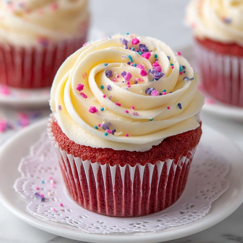 Pink Velvet Cupcakes with Cream Cheese Frosting Recipe - Article Image 2 — Pink Velvet Cupcakes with Cream Cheese Frosting, pink cupcake recipes, easy pink velvet cupcakes, moist pink cupcakes, cream cheese frosting desserts