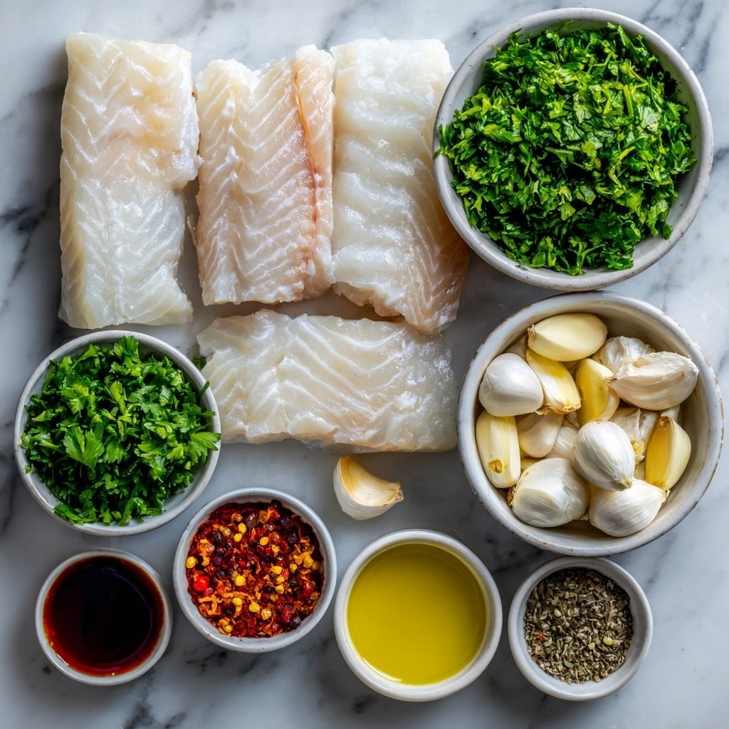 Grilled Fish with Chimichurri Sauce Recipe - Ingredients Image — Grilled Fish with Chimichurri Sauce, grilled fish recipes, chimichurri sauce recipe, healthy grilled fish, easy seafood dinner