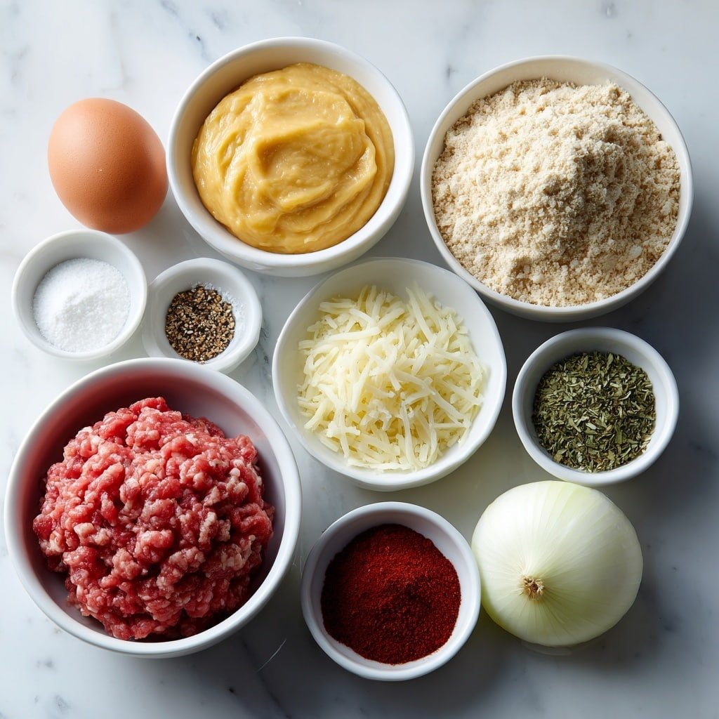 Pumpkin Turkey Meatballs Recipe - Ingredients Image — Pumpkin Turkey Meatballs, healthy turkey meatballs with pumpkin, seasonal dinner ideas, cozy fall recipes, easy turkey meatball recipes