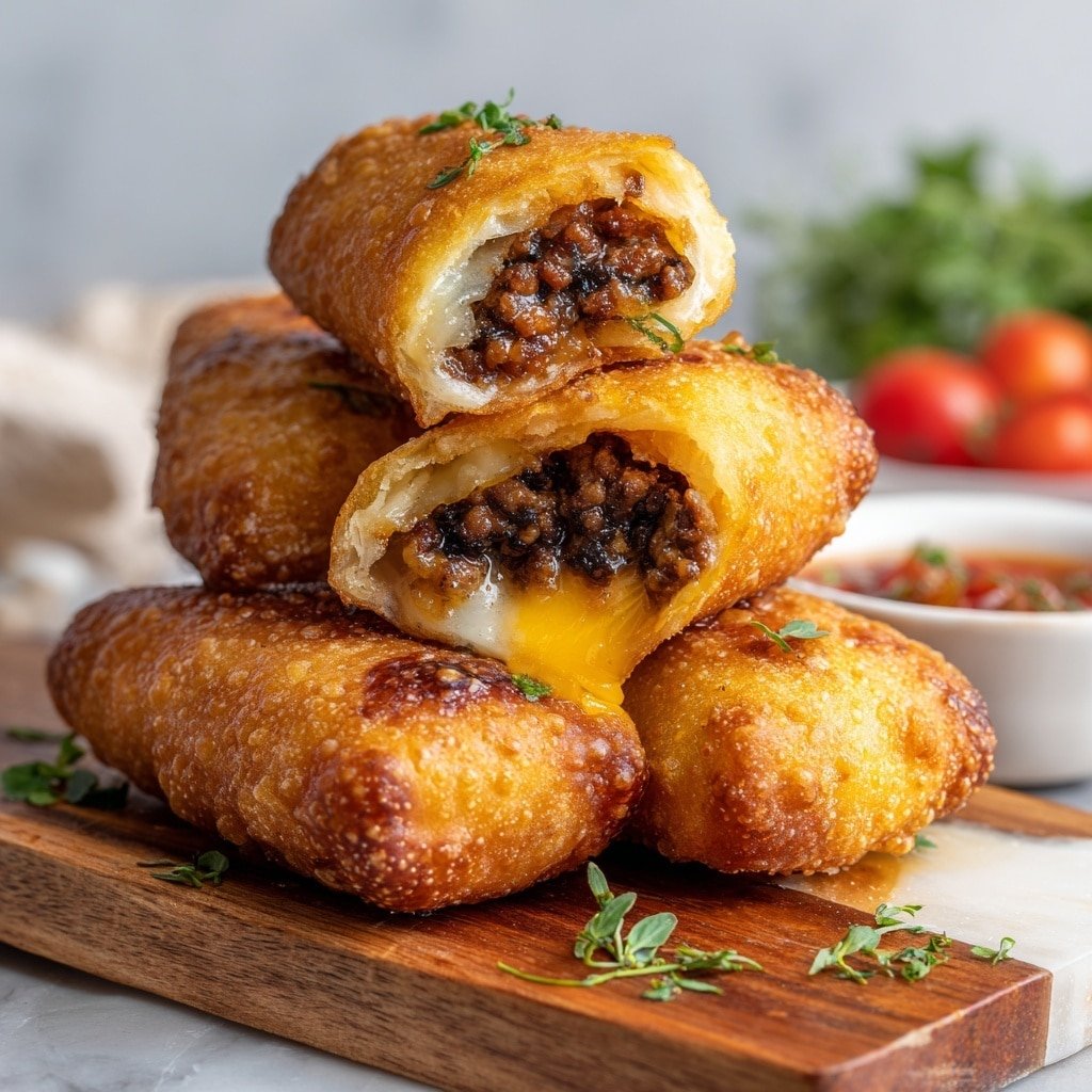 Crispy Beef Chimichangas Recipe - Article Image 1 — Crispy Beef Chimichangas, beef chimichangas, Tex-Mex chimichangas, easy beef chimichangas, crispy beef wraps