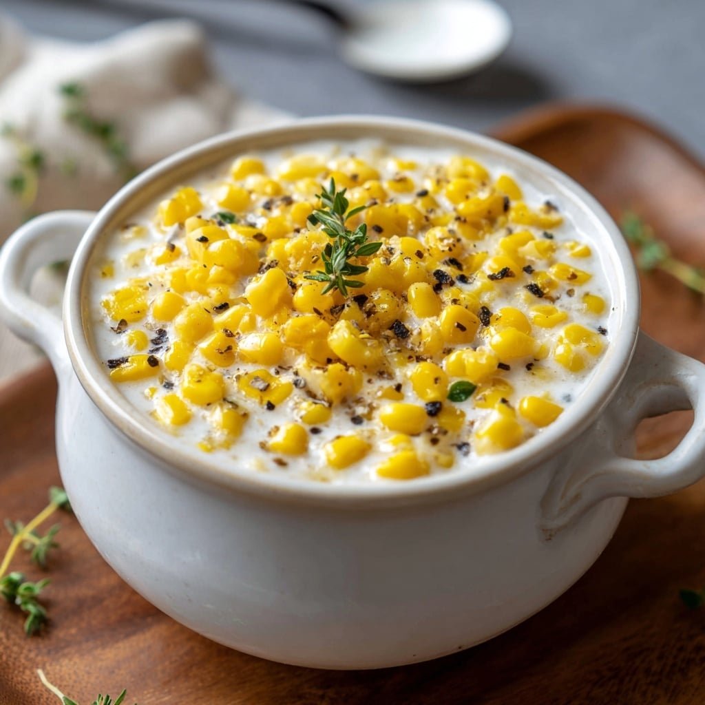 Creamed Corn with Fresh Corn Recipe - Article Image 2 — Creamed Corn with Fresh Corn, Fresh Corn Side Dish, Homemade Creamed Corn, Sweet Corn Recipes, Comforting Corn Side Dish