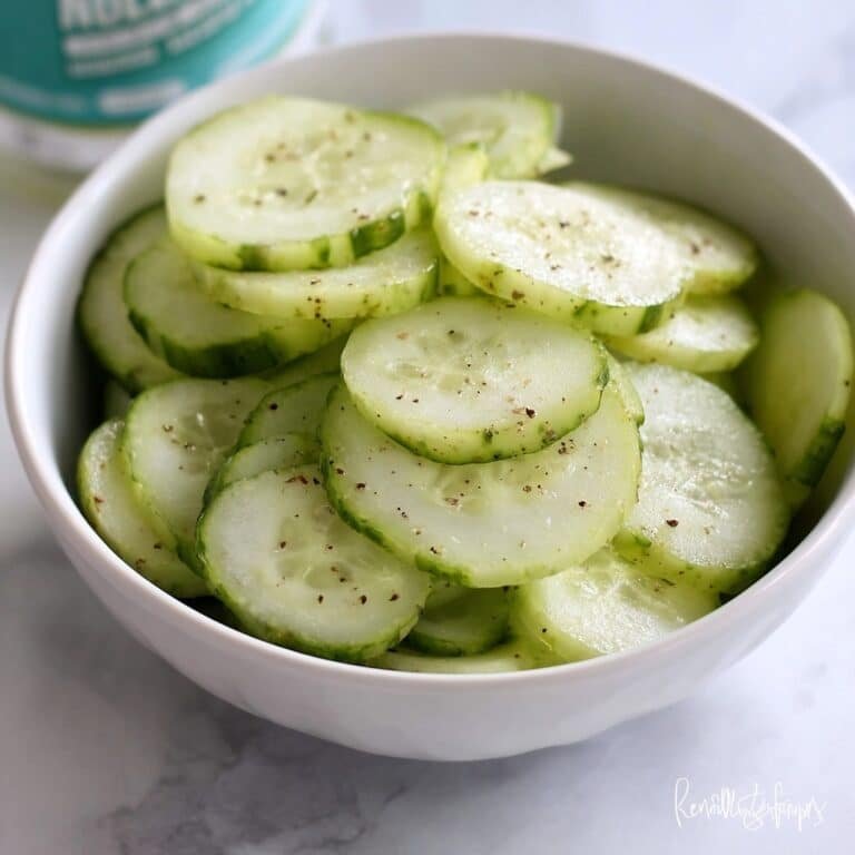 Crunchy Ranch Cucumber Chips Recipe