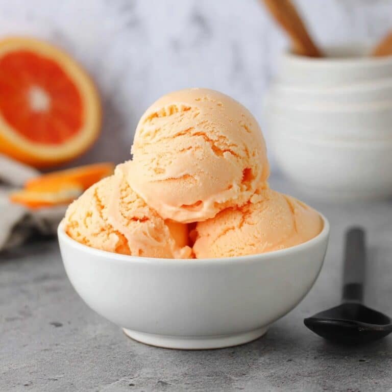 Homemade Orange Ice Cream Recipe