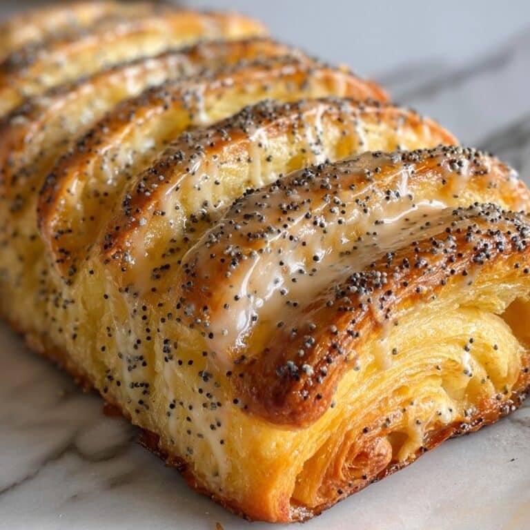 Lemon Poppy Seed Pull-Apart Bread Recipe