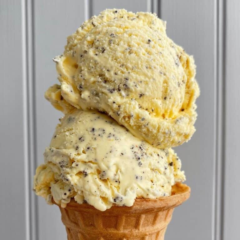 Lemon Poppyseed Ice Cream Recipe