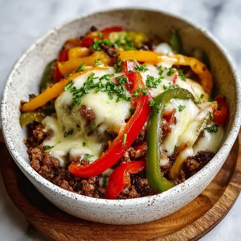 Low Carb Philly Cheesesteak Bowls Recipe