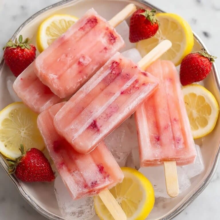 Refreshing Strawberry Lemonade Popsicles Recipe