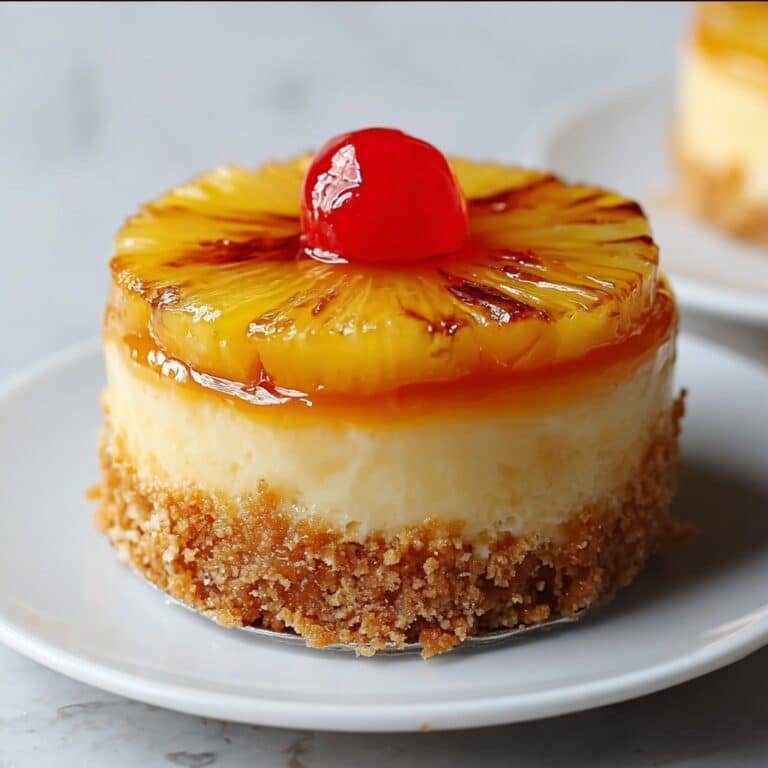 Mini Pineapple Upside-Down Cheesecake Recipe