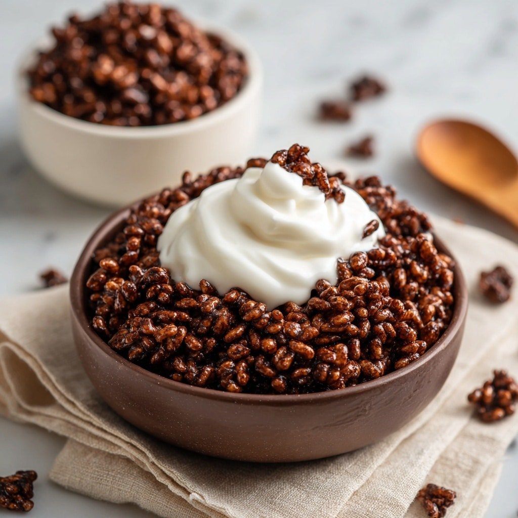 Healthy Crispy Chocolate Puffed Rice Cereal Recipe - Article Image 1 — Healthy Crispy Chocolate Puffed Rice Cereal, homemade chocolate puffed rice snack, vegan crispy rice cereal, nutritious chocolate breakfast, easy healthy cereal recipe