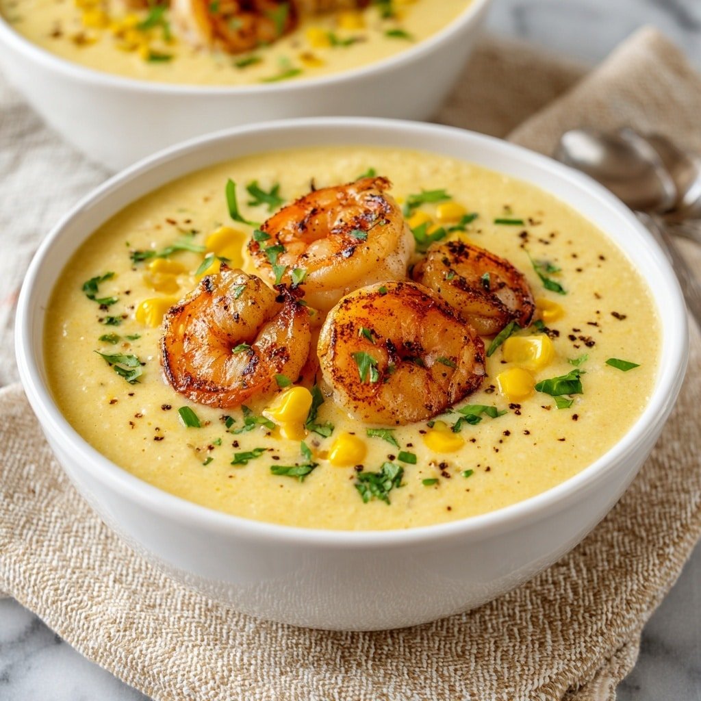 Creamy Shrimp Corn Bisque Recipe - Article Image 1 — Creamy Shrimp Corn Bisque, seafood bisque recipes, easy shrimp bisque, comforting corn seafood soup, homemade shrimp bisque