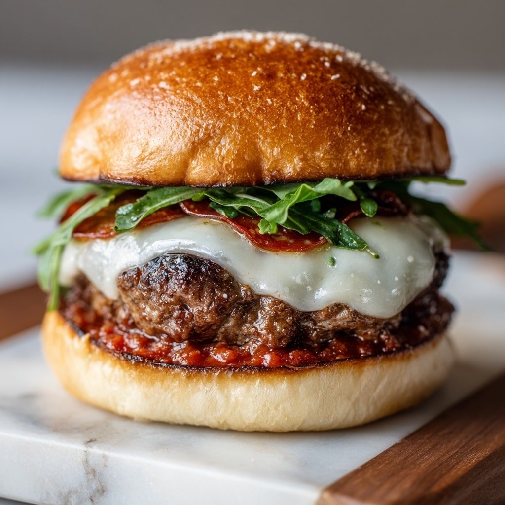 Pizza Burgers Recipe - Article Image 2 — Pizza Burgers, pizza burger recipe, Italian-inspired burgers, easy homemade pizza burgers, savory pizza burger ideas