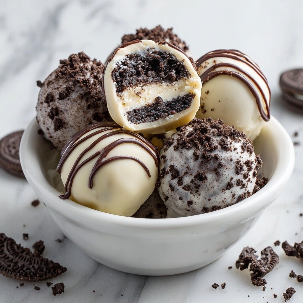 No-Bake Oreo Balls Recipe - Article Image 2 — No-Bake Oreo Balls, Oreo dessert bites, easy no-bake treats, chocolate-covered Oreo balls, 5-ingredient Oreo dessert