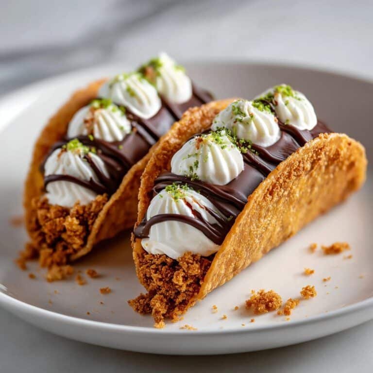 Homemade Chocolate Ice Cream Tacos Recipe