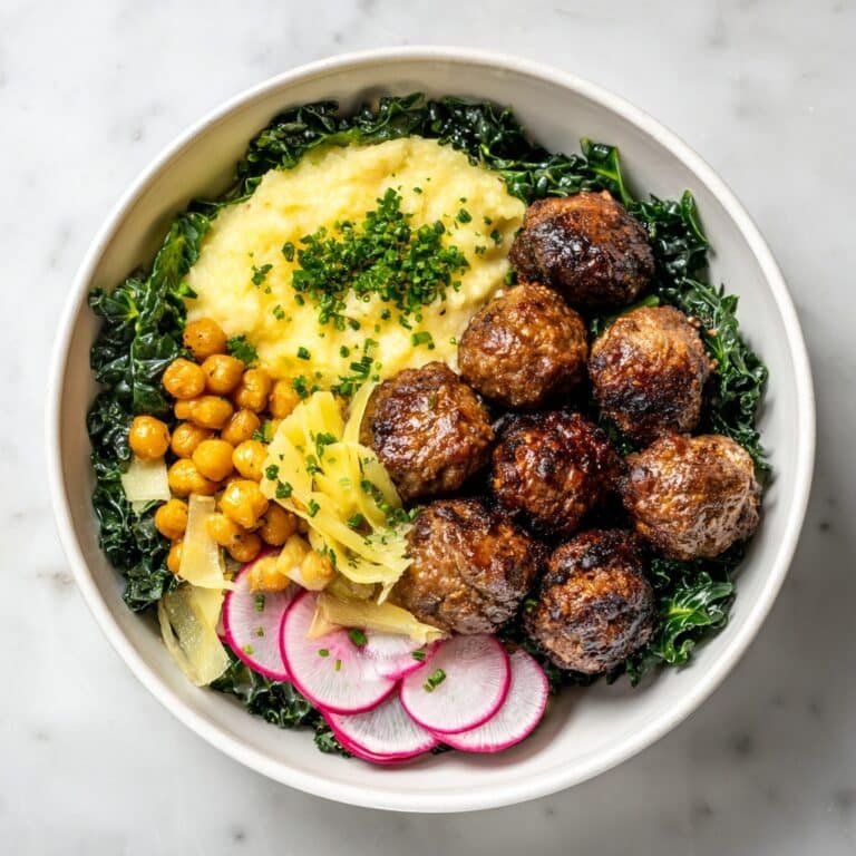 Herb Chicken Meatball Bowl Recipe