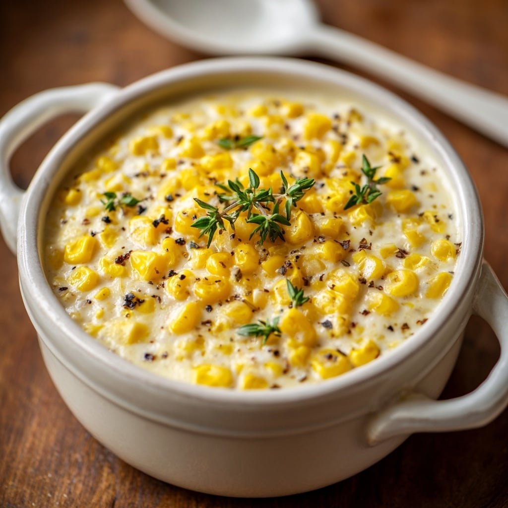 Creamed Corn with Fresh Corn Recipe - Article Image 1 — Creamed Corn with Fresh Corn, Fresh Corn Side Dish, Homemade Creamed Corn, Sweet Corn Recipes, Comforting Corn Side Dish