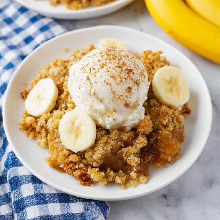 Banana Bread Cobbler with Butterscotch Chips Recipe