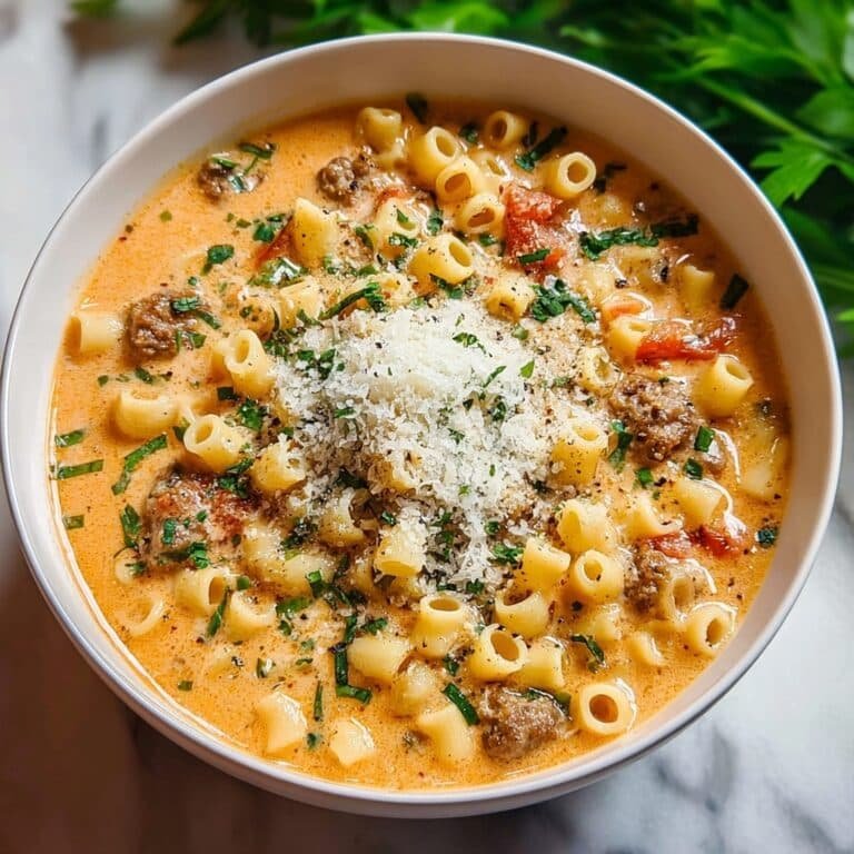 Creamy Italian Sausage Ditalini Soup Recipe