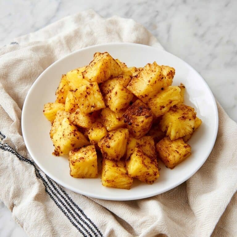 Air Fryer Pineapple with Cinnamon and Nutmeg Recipe