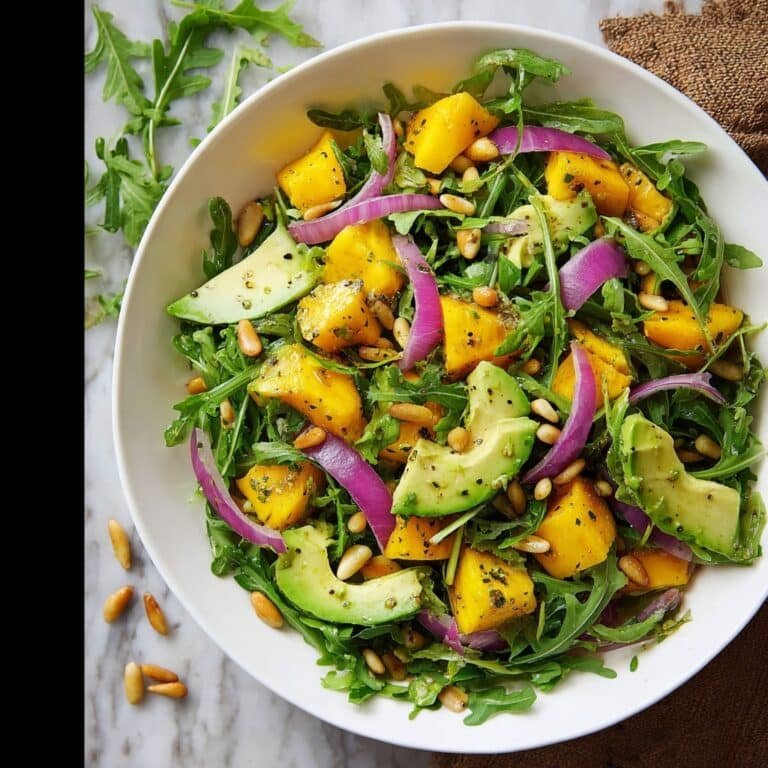 Mango Avocado Salad with Lime Dressing Recipe