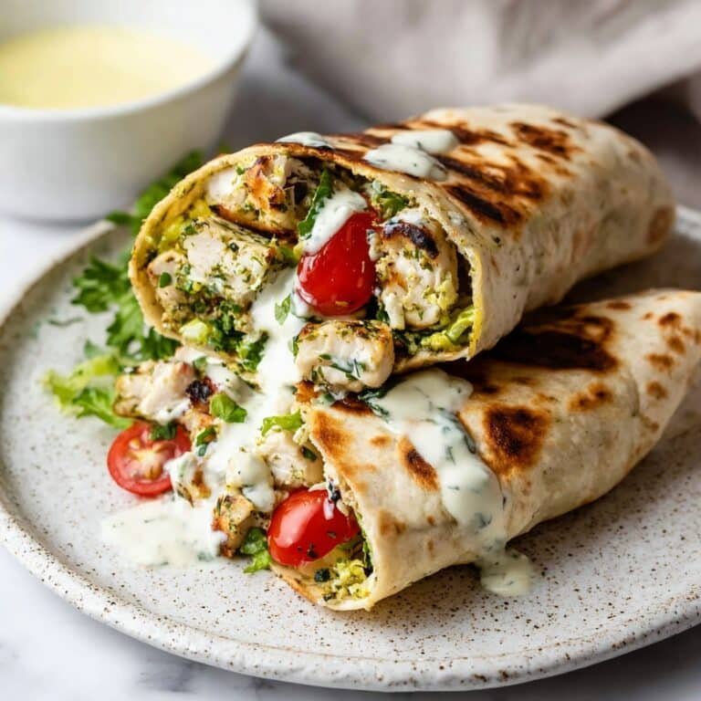 Chicken Pesto Wraps Recipe