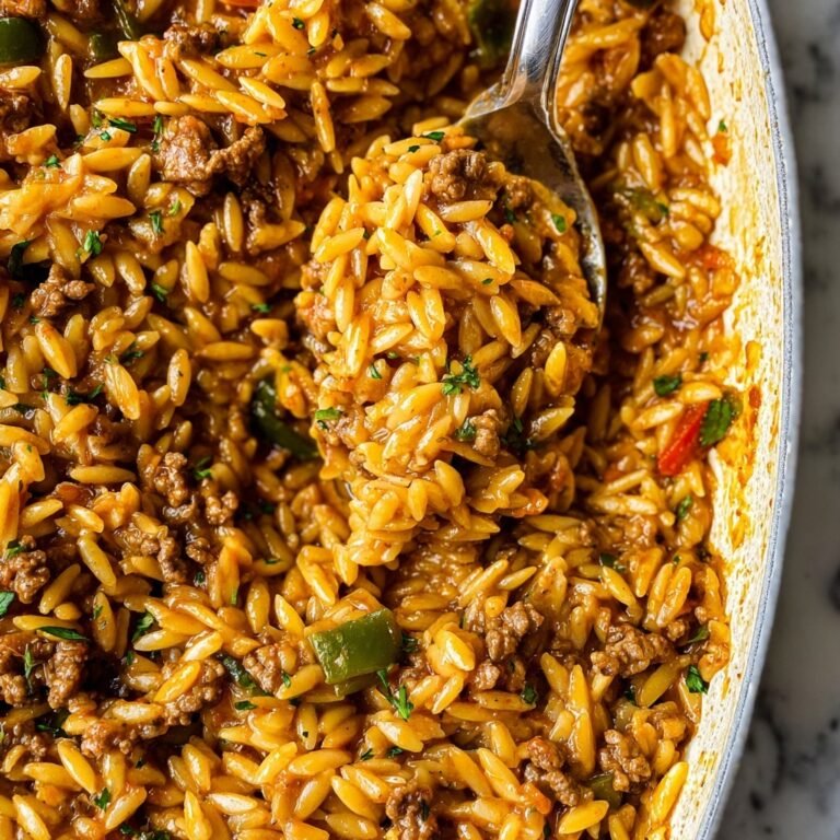 Cajun Ground Beef Orzo Recipe