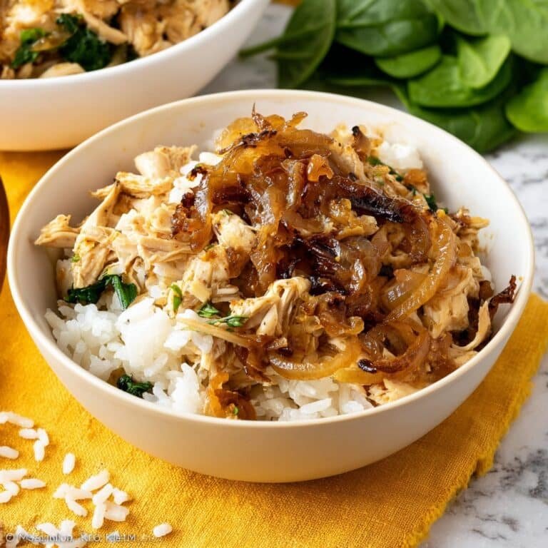 French Onion Chicken and Rice Bake Recipe