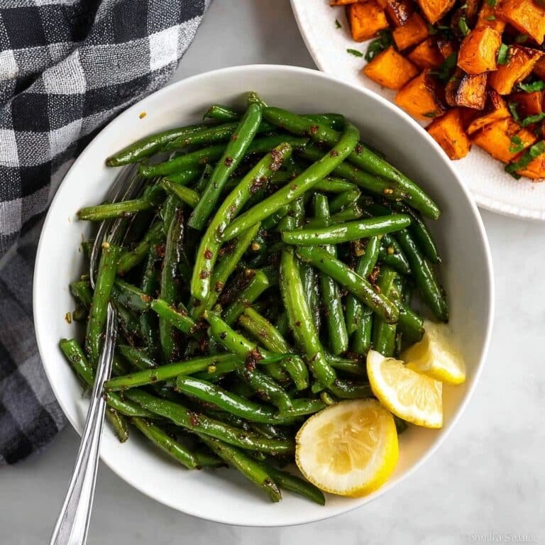 Garlic Sautéed Green Beans Recipe