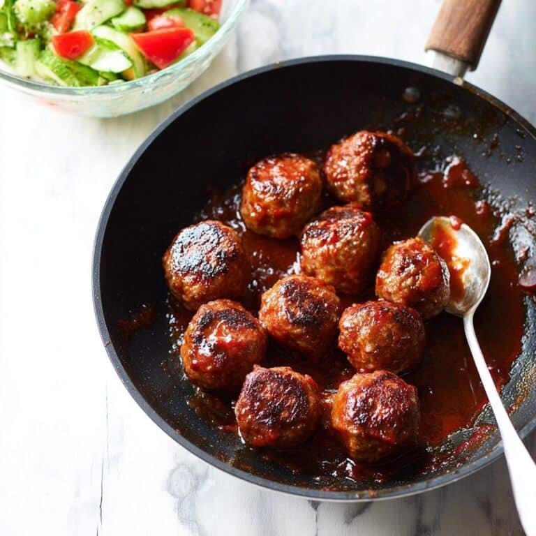 Vegan Lentil Meatballs with BBQ Sauce Recipe