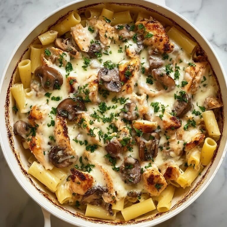 Chicken Marsala Ziti Bake Recipe