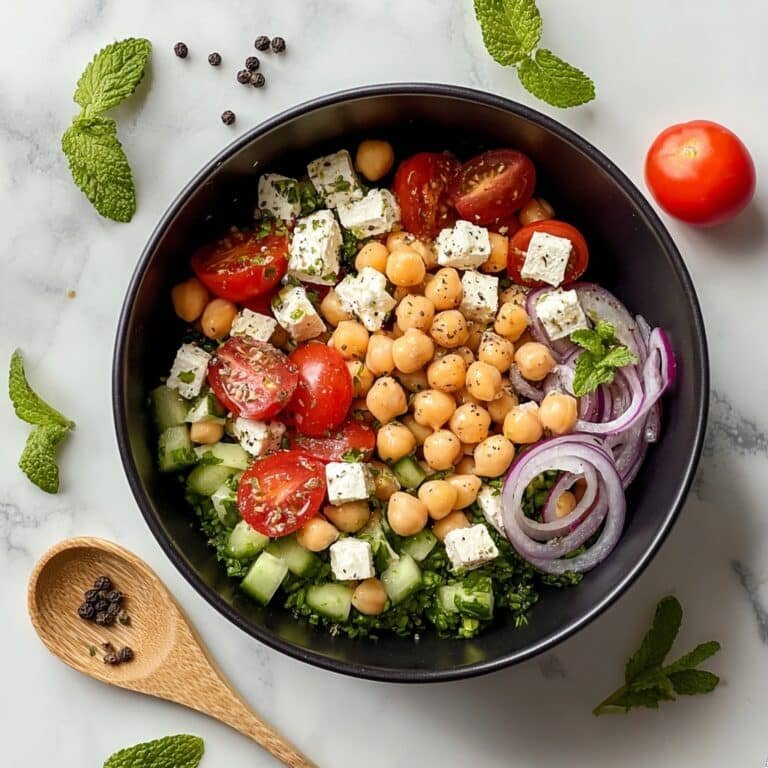 Healthy Cottage Cheese and Chickpeas Salad Recipe