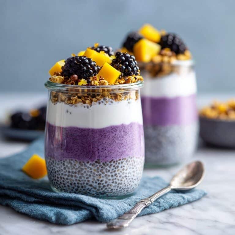 Berry Chia Pudding with Greek Yogurt Recipe