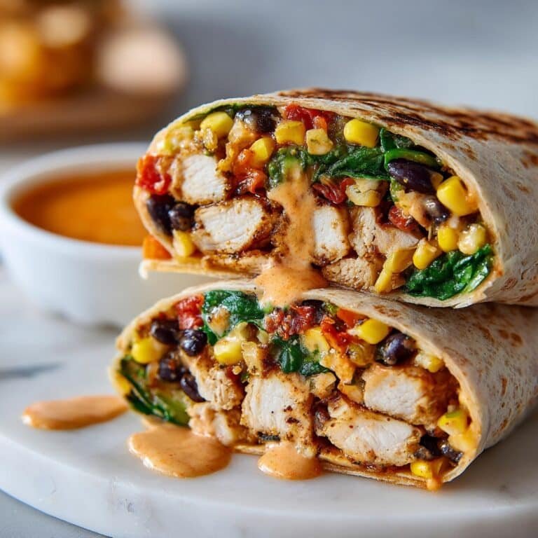 Spicy Southwest Chicken Wrap Recipe