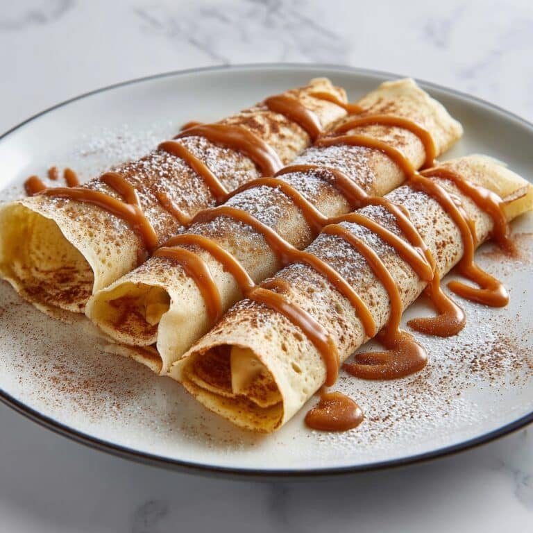 Protein Cinnamon Roll Crepes Recipe