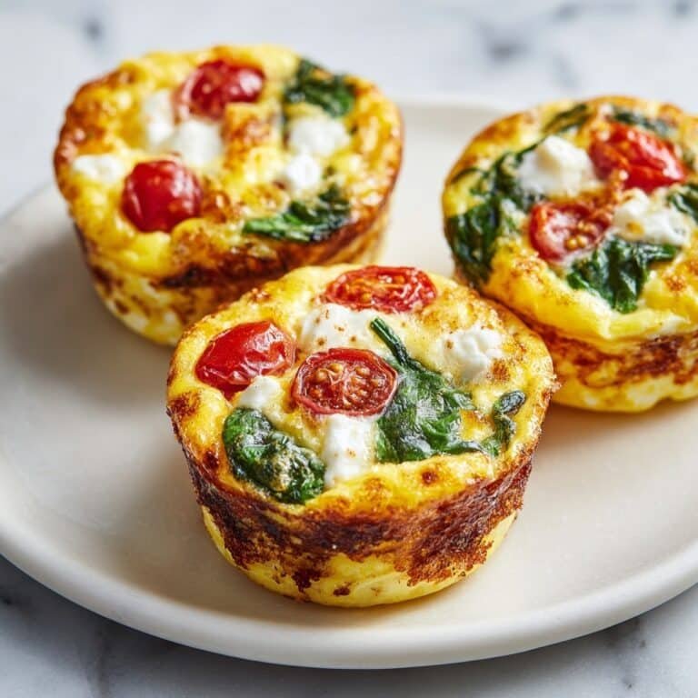 Spinach Feta Egg Muffins Recipe